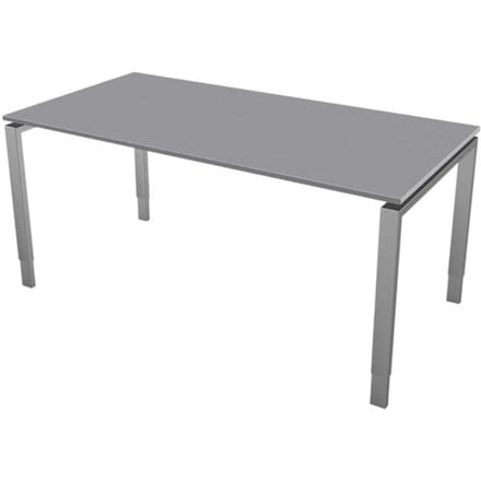 Eettafel Beta 160cm grijs hoogte verstelbaar