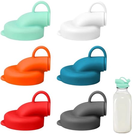 Allecto - Silicone Melkflesdeksel - Herbruikbare Deksel - 6 Kleuren