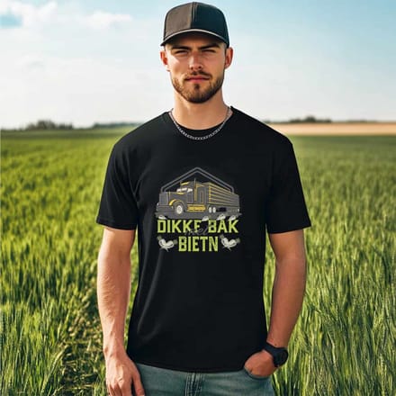 AGRIFANS® Dikke Bak met Biet'n - Heren T-shirt - M