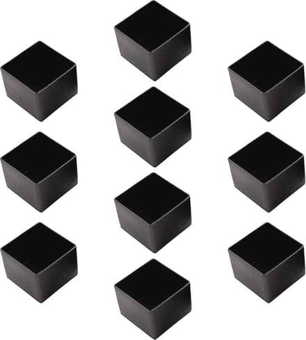Glijdoppen vierkant voor stoelen - 10 stuks