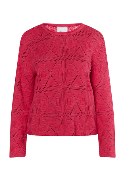 IZIA Gebreide trui Dames roze