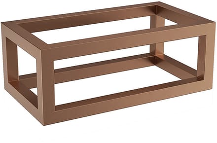 Wiesbaden Nick Frame voor Fontein 39,5 x 15 x 21,5 cm - Geborsteld Brons Koper