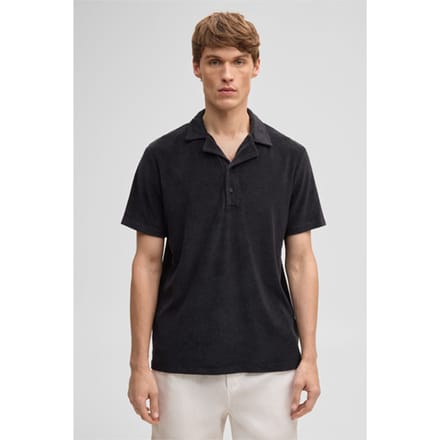 Polo Joseph badstof, marineblauw