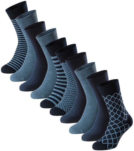 SCHIESSER Sokken Bluebird 10P Set van 10