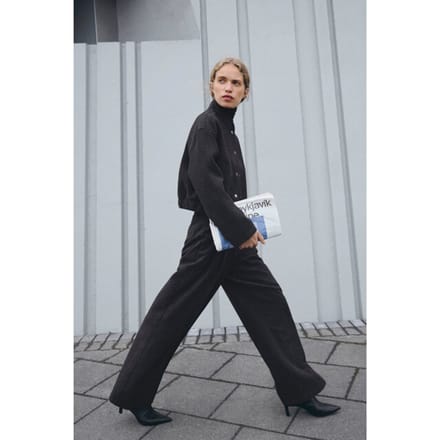 MSCH Copenhagen Mschseba Hw Pants Broeken Dames - Donkergrijs - Maat M