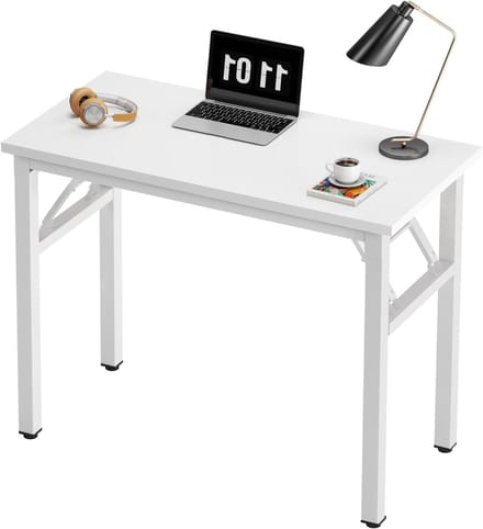 Opvouwbaar Bureau - Klaptafel Studie - Thuiswerk Plek - Geen Montage Nodig - 70 cm Breed - Wit