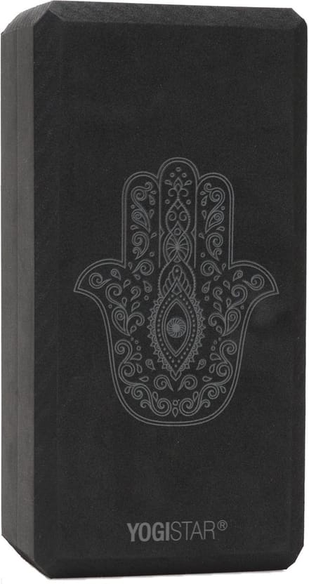 Yogablock yogiblock® basic - art collection - hand of fatima - zen black
