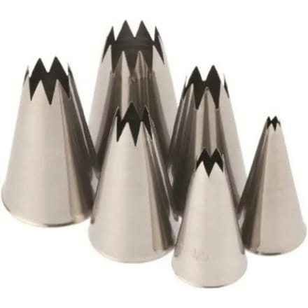 Set van 6 geribbelde doppen Lacor
