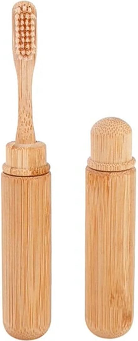 Bamboe Reistandenborstel - Ruimtebesparend - Bamboe