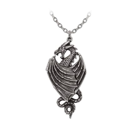 Alchemy Gothic - Gothic Halsketting - Racla Dragonistii - zilverkleurig