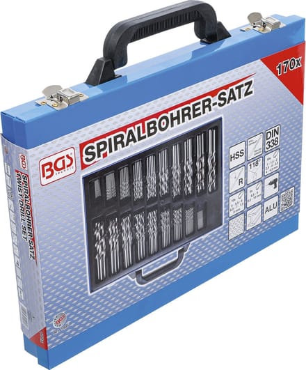 BGS-draaiboorset HSS 1 - 10 mm 170 stuks - 1995