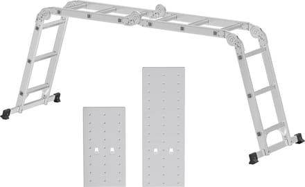 Multifunctionele aluminium ladder 3,5 m - Vouwladder met 150 kg belasting