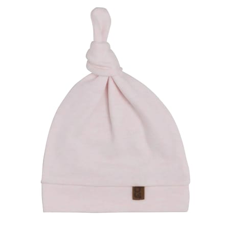 Baby's Only Knoopmutsje Melange - Classic Roze - 0-3 mnd - 100% ecologisch katoen - GOTS