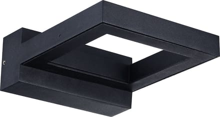 Sylvania armatuur surface wall square zwart