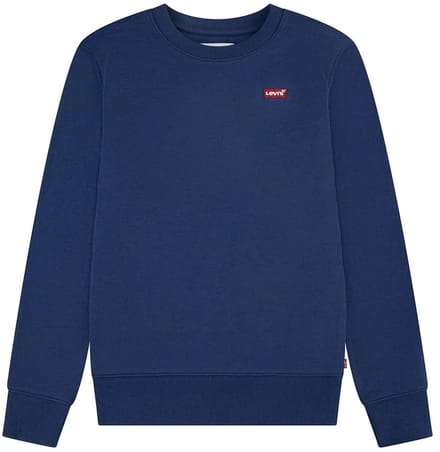 Levi´s ® Kids Mini Logo Crewneck Sweatsh Sweatshirt Blauw 12 Years Jongen