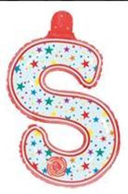 opblaasbare letter S