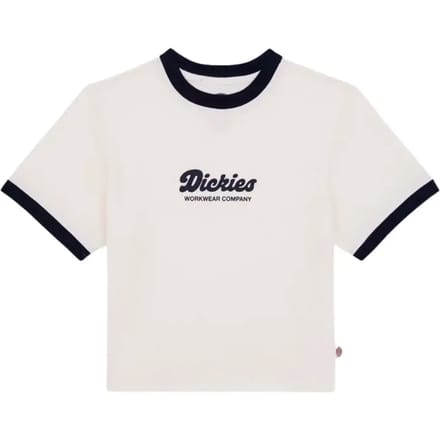 Dickies Lewistown Ringer T-shirt Met Korte Mouwen Wit L Vrouw