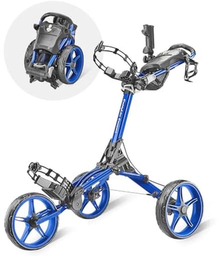 Compacte semi-automatische golfduwwagen - Opvouwbaar en gemak voor golfers