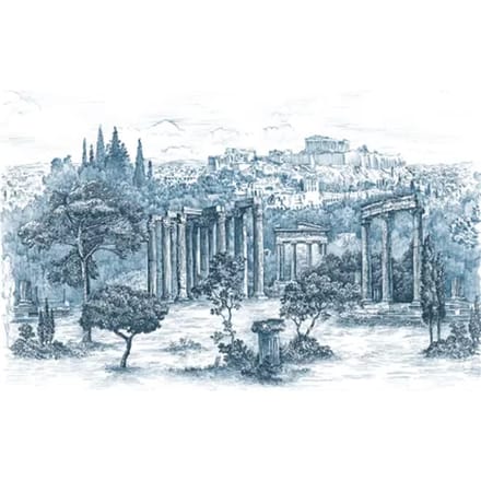 Fotobehang - Ruins 400x250cm - Vliesbehang