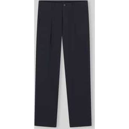 straight fit chino van katoenmix model 'CHINO_ST_PLEATED_1'