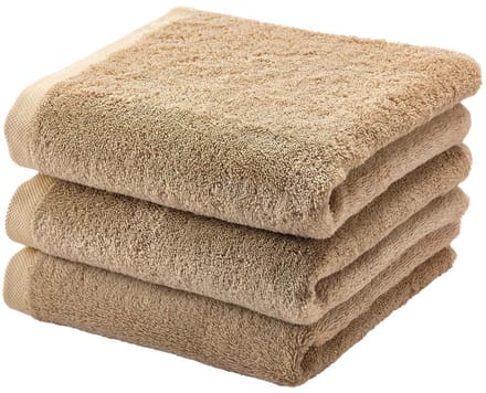 London Handdoek Golden | Beige / Bruin | Katoen