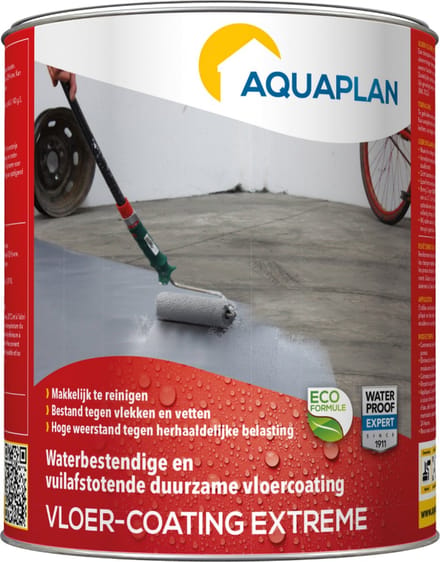Aquaplan Vloer-Coating Extreme - grijs - waterbestendig - eco - 1 liter