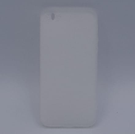 Geschikt voor iPhone 5, 5s, SE – hoes, cover – TPU – effen wit