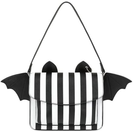 Banned Catacomb Bat Dames Handtas - zwart/wit - Standard