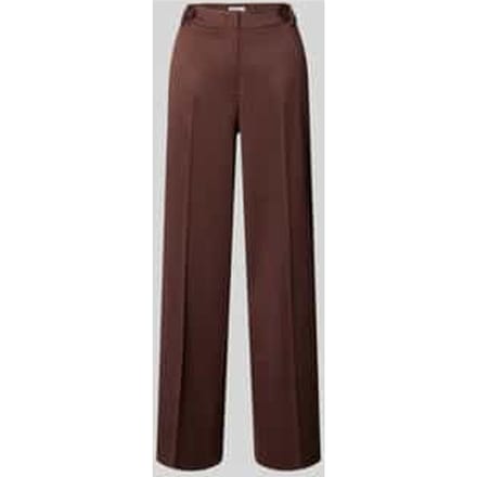 wide fit stoffen broek met viscose