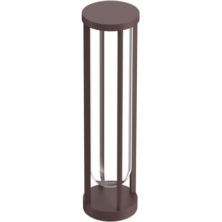 Flos In Vitro Bollard bolderverlichting - donker bruin - 60 cm
