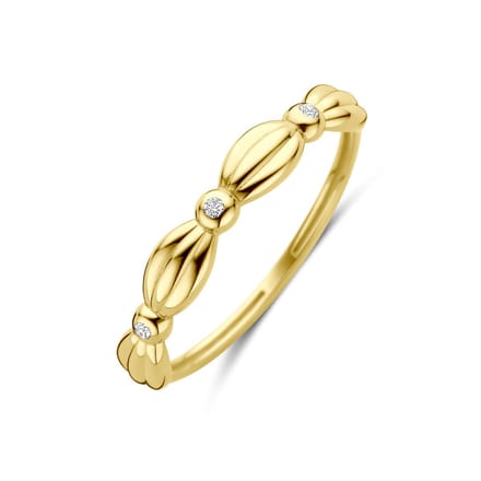 14K Geelgouden Ring met Zirkonia 4034986 – 3,5 mm