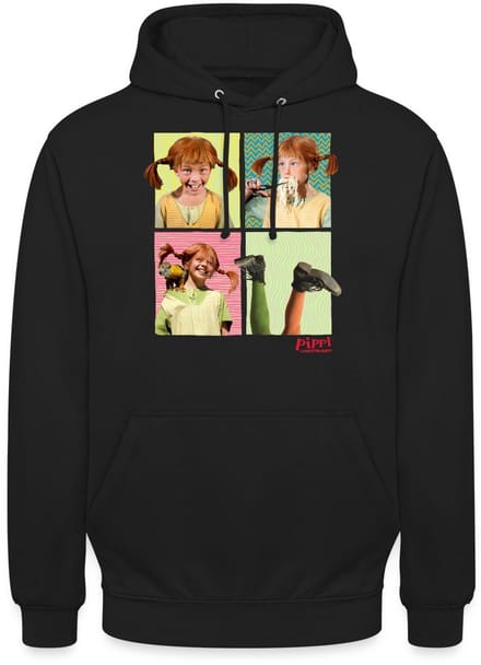 Pippi Langkous Portretten Van Pippi Hoodie Unisex