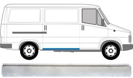 Reparatie dorpel voor Citroen C25 1981-1994 / Links = Rechts (symmetrisch)