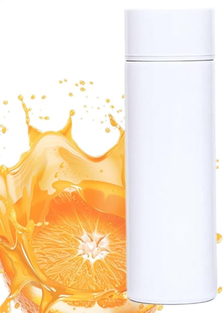 Thermosfles Metaal - Isolatie Beker - Dranken Warm Houden - Dubbelwandig Vacuüm - 150 ml - Wit