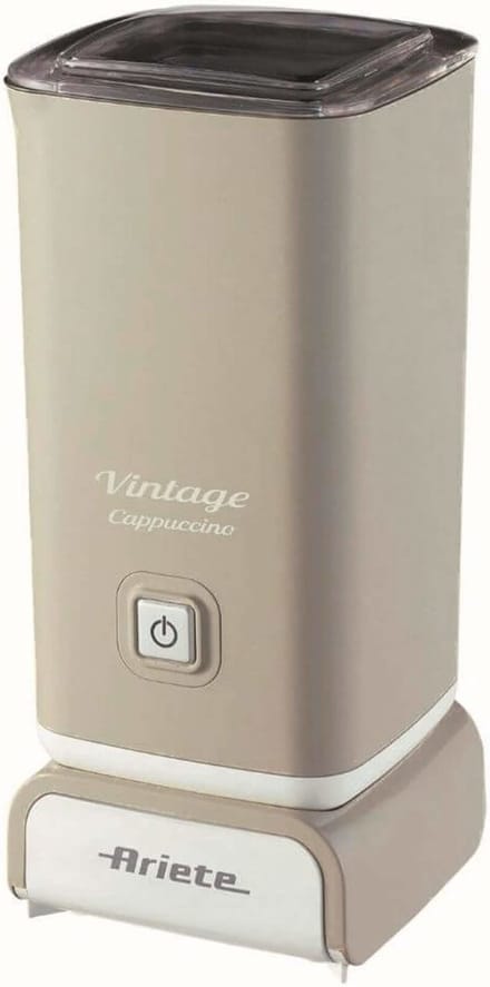 Ariete 2878/03 - Vintage melkopschuimer - 500 Watt - 140ml schuim - 250ml opwarmen - Beige