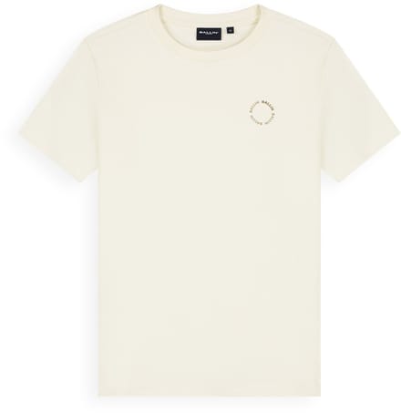 Ballin Amsterdam - Jongens Regular fit T-shirts Crewneck SS - Ecru - Maat 10