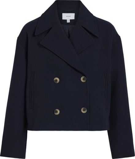 VILA - VIKAMINA L/S V-NECK JACKET - NOOS - Dames - Gewatteerde jassen