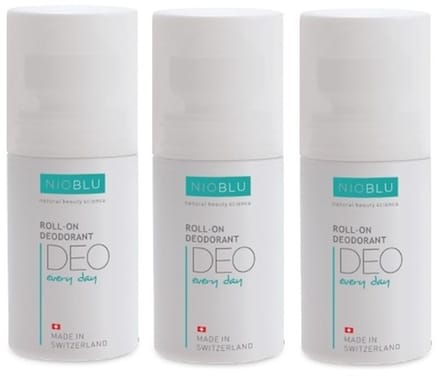 NIOBLU Every Day Roll-On Deodorant Verpakking 3 stuks