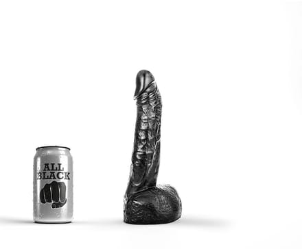 All Black Realistische Dildo 22 cm