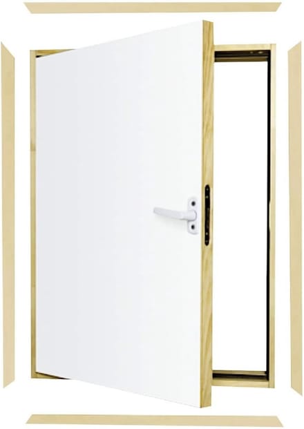 Houten Kniekruipruimte Deur 70x110 cm - Goede Isolatie