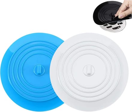 Universele Siliconen Afvoerstop Set (2 Stuks) voor Keuken en Badkamer