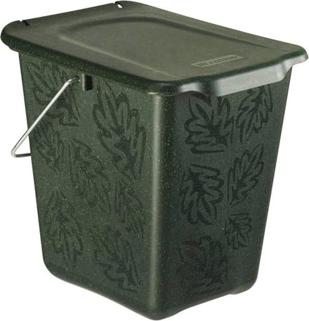 Compostbak met Deksel en Handvat - 7L Groen