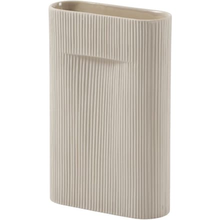 Markless Keramieken Vaas 35 cm Beige - Stijlvolle Decoratie