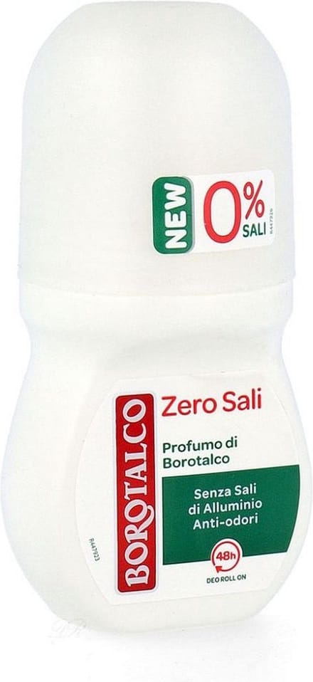 Borotalco 0% Deo Roller - 50 ml (zonder aluminiumzouten)