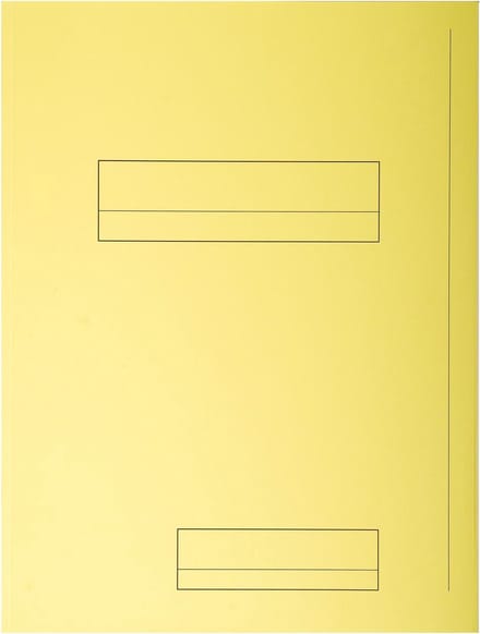 Exacompta 5x SUPER 210 - Pak van 50 mappen met 2 kleppen - 24x32cm - - Kanariegeel - 335005E
