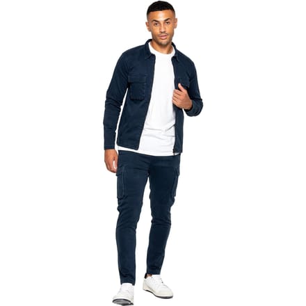 Enzo | Heren Cargo Trainingspak Set - Navy