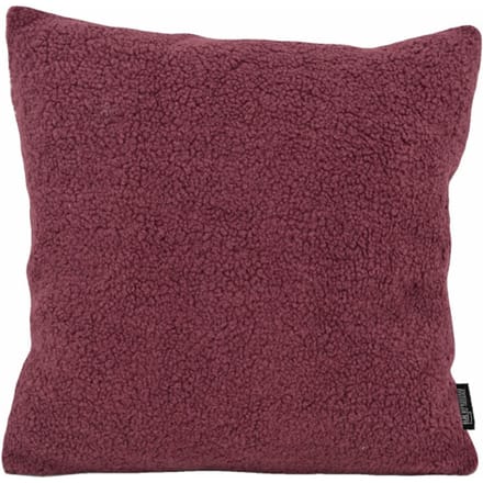 Gek op kussens! Sierkussen teddy burgundy | 45 x 45 cm | polyester