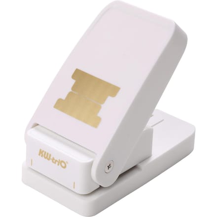 KWtrio BQJ04 Tab Punch Losbladige scheidingslijn DIY Index Sticker Label Puncher Divider Papier Punch wit