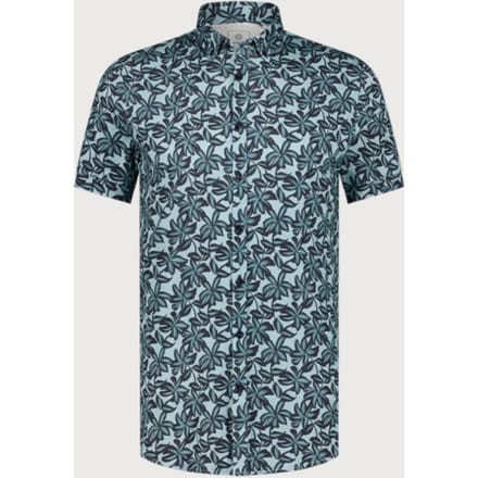 Blue Industry All-over print korte mouw overhemd |