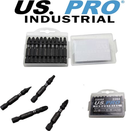 Professionele kracht Bitset / Bittenset 50 mm 10-delig